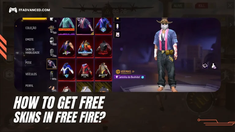 How to get free skins in free fire